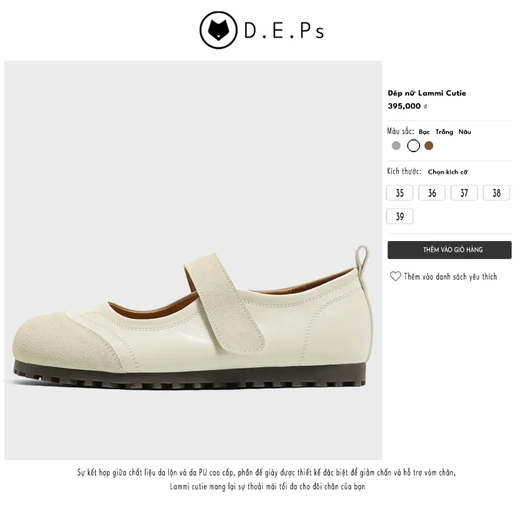 Giày búp bê nữ da lộn LAMMI CUTIE SHOES  mã SN02  cao cấp.
