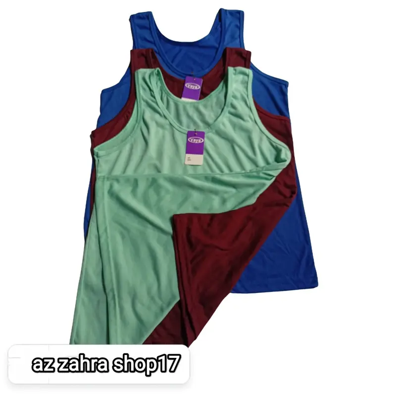 6pc.Tank top wanita dewasa tali lebar bahan spandek lembut 2