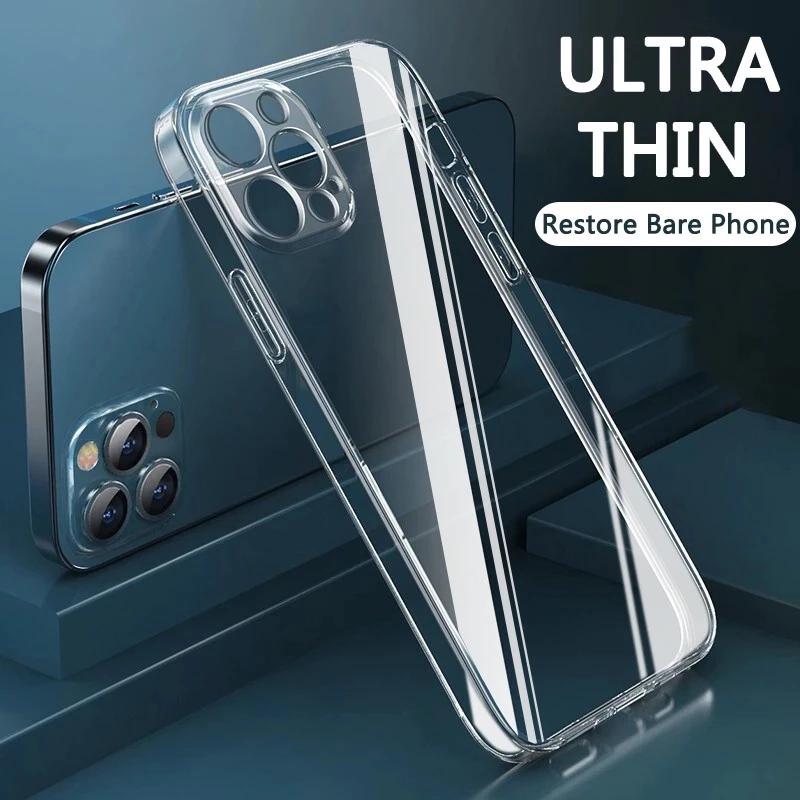 COMBO 3 Ốp Lưng iPhone Hàn Quốc Đơn Giản Trong Suốt Ốp Điện Thoại TPU Silicon Mềm Chống Sốc Iphone 11/12/13/14/15/Pro/Plus/Pro Max PK037