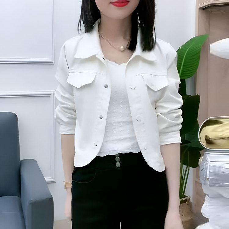 Product Introduction of Áo Khoác Ngắn, Cỡ Nhỏ Quần Áo Nữ, Hàng Mới Về Mùa Thu 2024, Sản Phẩm Bán Chạy Nhất, Thời Trang, Phong Cách Phương Tây, Trông Trẻ Trung, Áo Khoác Dài Tay, Thời Trang Hàng Đầu 9