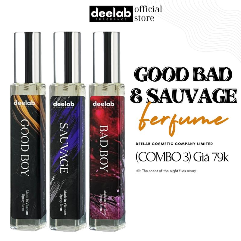 Tinh Dầu Nước Hoa Nam Deelab Nhẹ nhàng, Lãng tử, Phá Cách, Khác biệt, Dạng Xịt Perfume Cosmetic