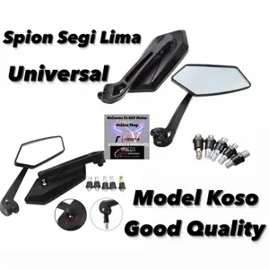 [ Promo Free Baut ] Spion Motor Tipe Koso Segi Lima Universal Semua Motor Good Quality Motor GSV ASLI GROSIR