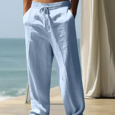 Uniqlo Pleated Casual Men's Pants Paper Cotton Pleated Pant I