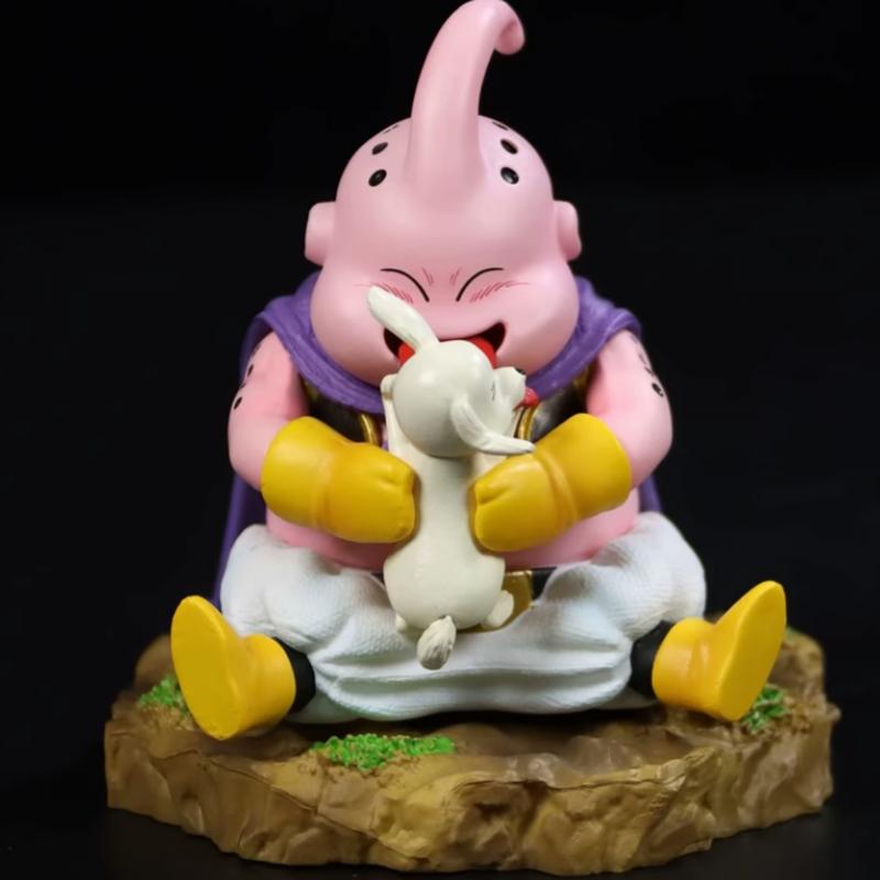 Mô Hình DragonBall Nhân Vật Majin Buu Chơi Với Cún Cao 10cm Siêu Nét Toy Đồ Chơi