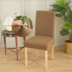 High Quality Sarung Kursi Chair Cover Sarung Kursi Cover Chair Jacquard Mewah Cover Sarung Kursi Makan Bangku Motif 3d Timbul Bercorak