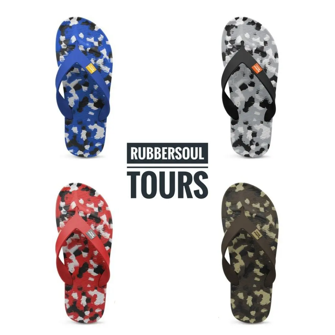 Dép Thái Lan nam cao su non Rubber scrapp 3 Đế Bằng Sandal