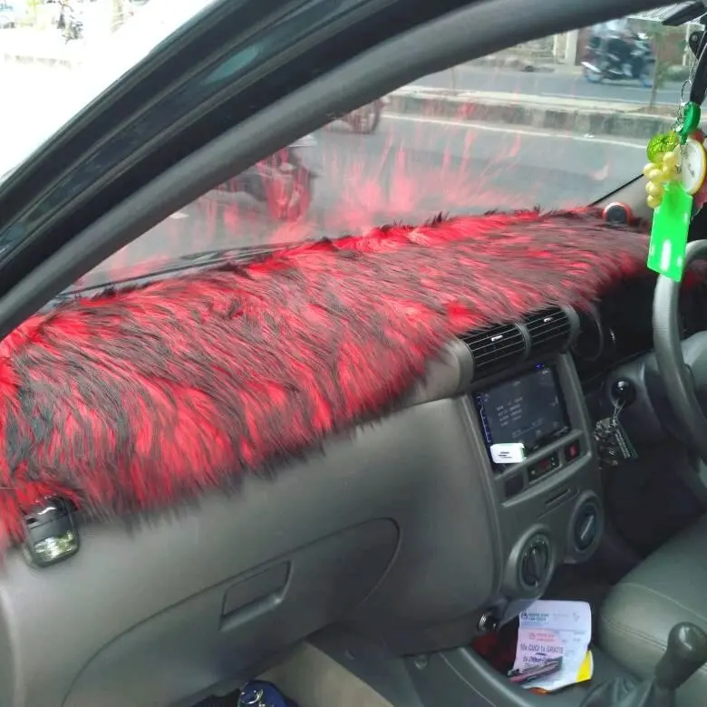 Alas Bulu karpet Dashboard Dasbor mobil warna gradasi kombinasi  import korea Agya, ayla, Brio,inova,  Expander, Rush, Raize,Fortuner,pajero, xenia,avanza,canter dll
