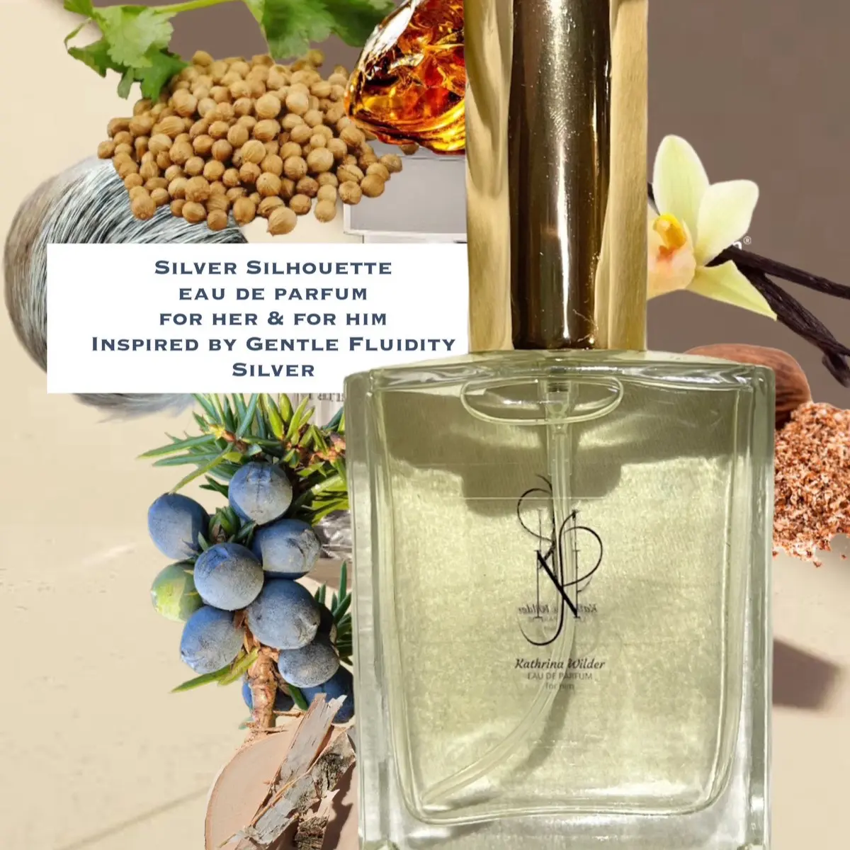 Silver Silhoutte EDP for women and men by Kathrina WILDER
