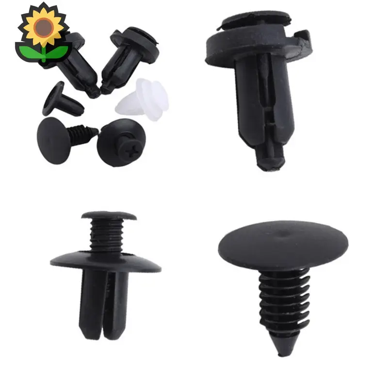 【100PCS】Universal Car Rivet Bolts, Bumper Clips, Plastic Body Bolts & Multi-purpose Motorcycle Probolt Clips for Various Vehicles.pain 1