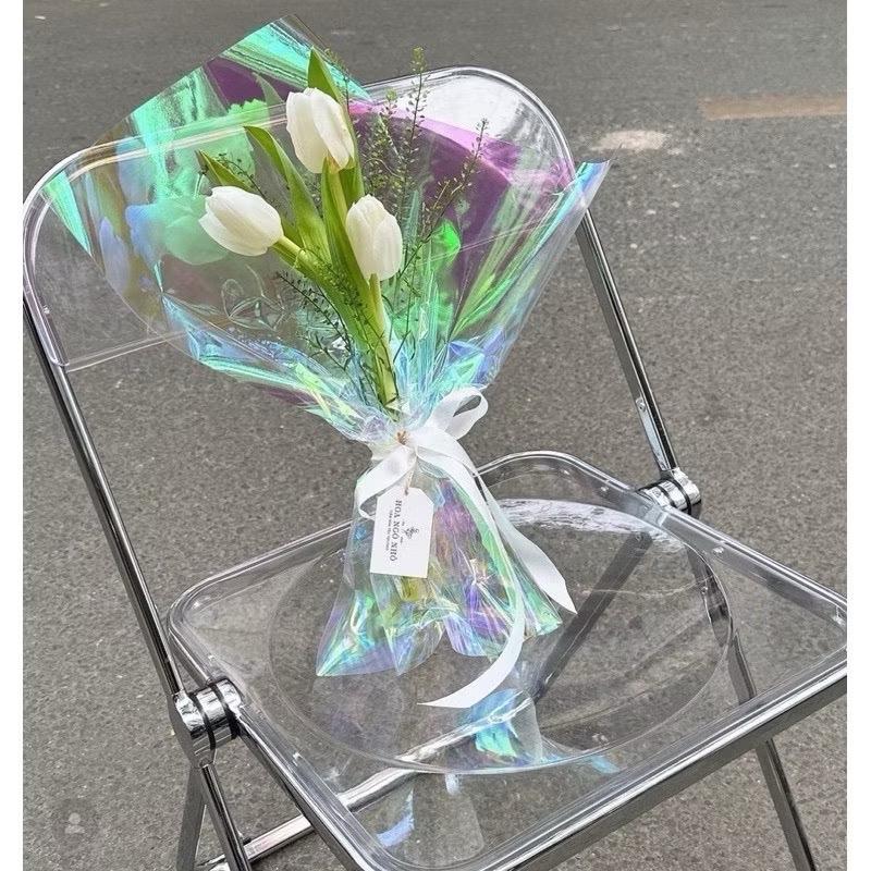 COMBO 5 TỜ Giấy bóng kính 7 màu dùng để gói hoa