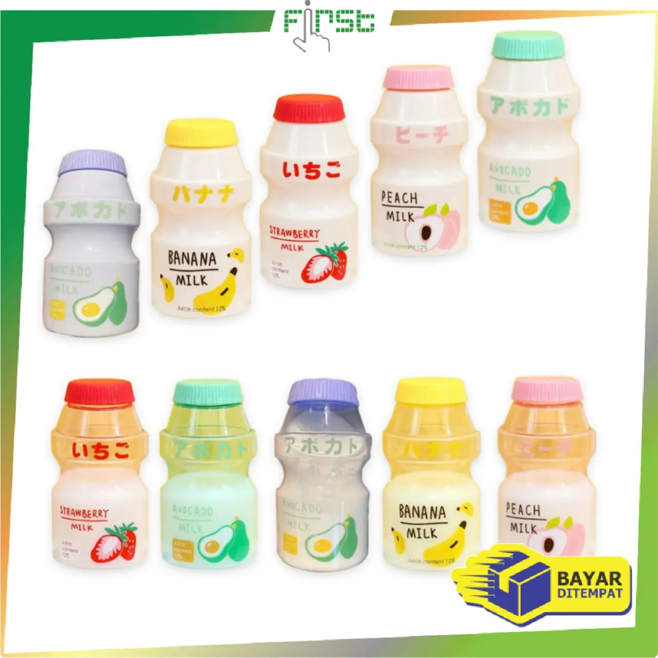 [COD] FH C306 Botol Air Minum Anak Unik Botol Buah Botol Minum 480ml Botol Minum ALA KOREA Kitchenware