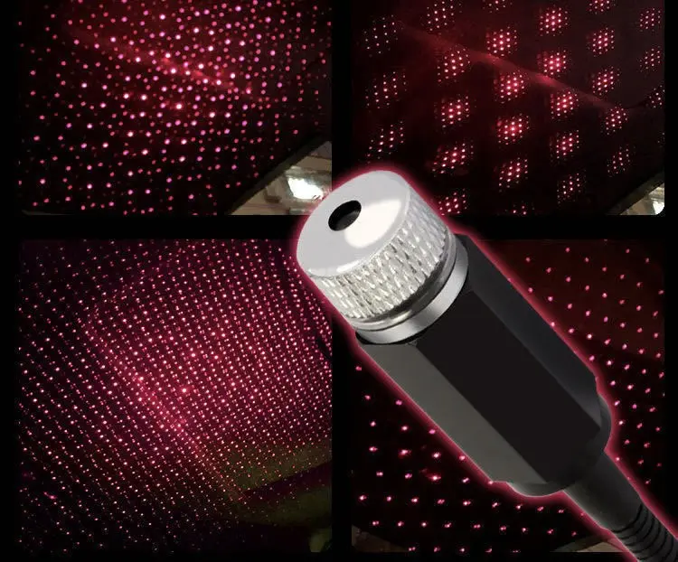 Đèn led chiếu bầu trời sao lấp lánh gắn nóc xe hơi Độc Đáo, tiện lợi dễ dàng sử dụng 5