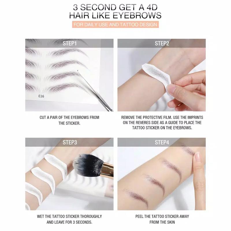 DC Tato Alis 4D Waterproof Semi Permanen Tahan Lama / Tatto Alis Terbaru 3