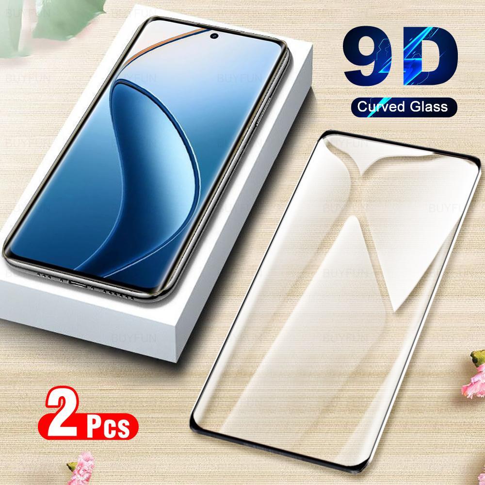 กระจกโค้ง 9D, สำหรับ VIVO V60, V50 Lite, V60e, V40, V30 Pro, 2 ชิ้น, ฟิล์มกันรอยกระจกนิรภัย, สำหรับ 