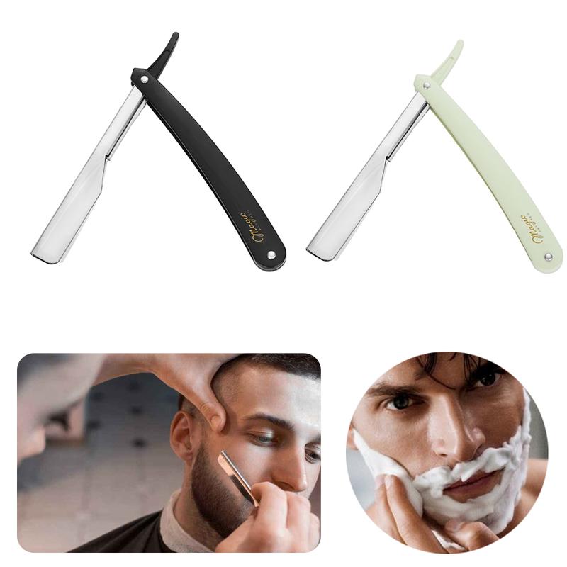 Sharp Barber Razor Professional Manual Shaver Straight Edge Stainless Steel Sharp Barber ...