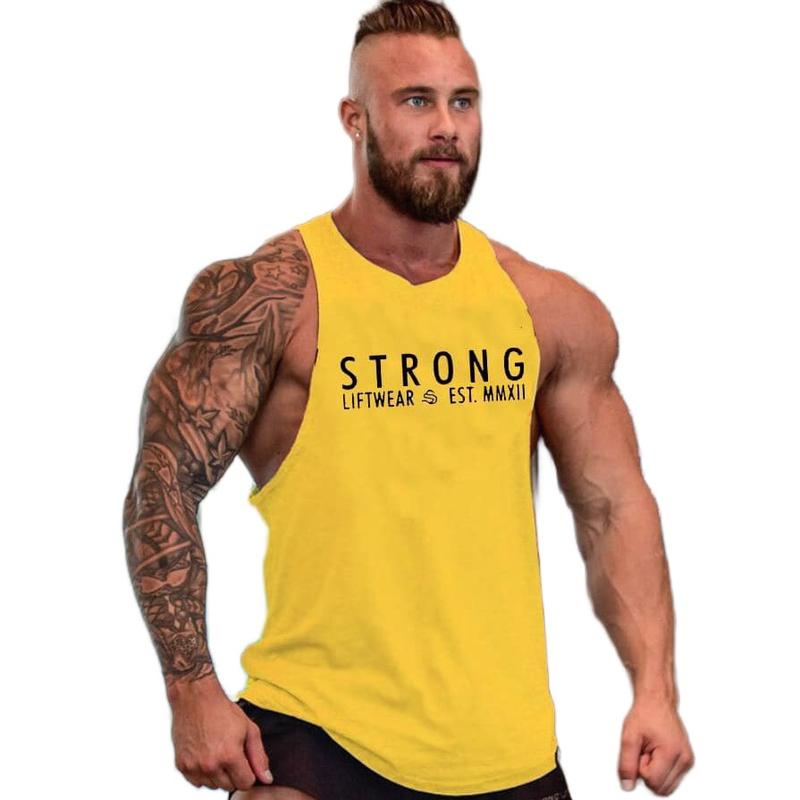 Áo Tanktop Nách Rộng Ba Lỗ Gym Strong Body Đẹp