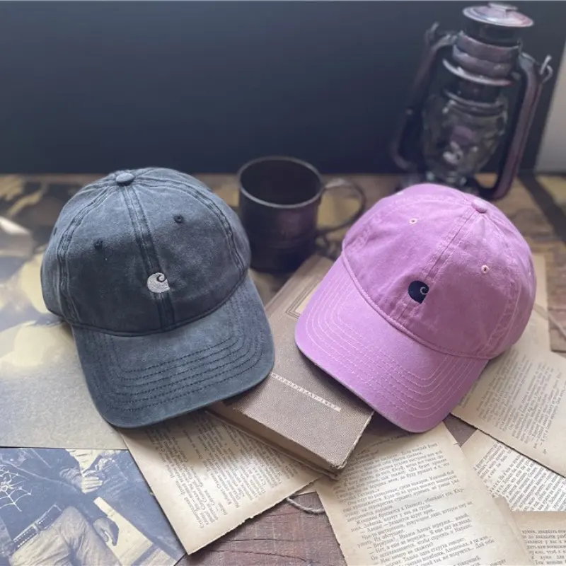 COD Hot Selling American Carhart Washed Old Baseball Cap Soft Top Cap Men's and Women's Summer Sun Hat