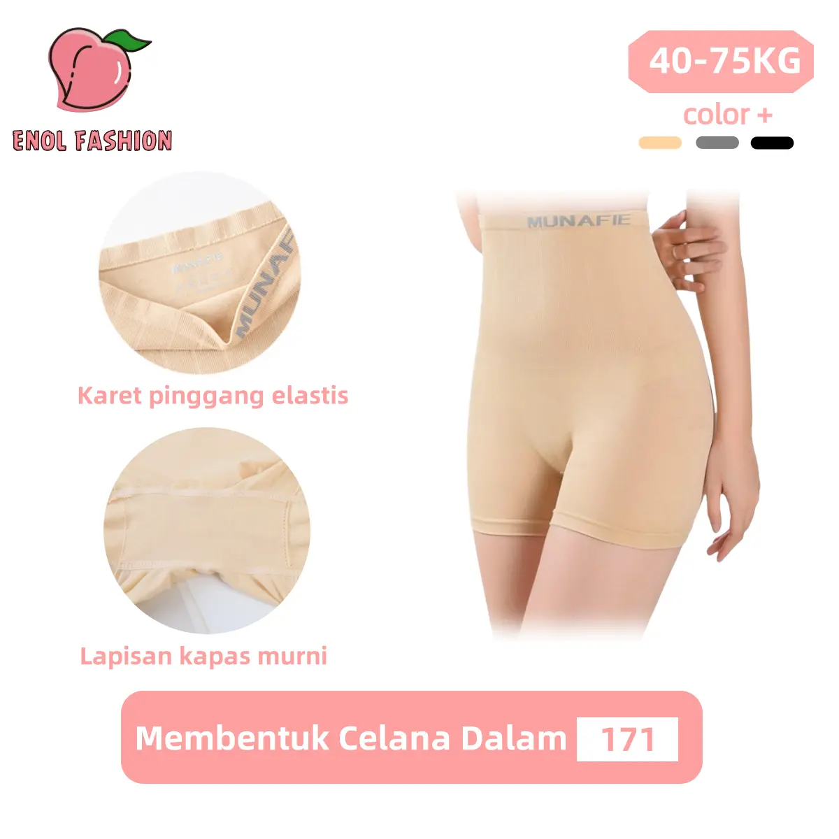 Celana Dalam Wanita  Pengaman Celana Boxer Pengatur Perut Pinggang Tinggi Celana Boxer Pengaman Pembentuk Tubuh Legging Untuk Wanita  171 Korset Waist High