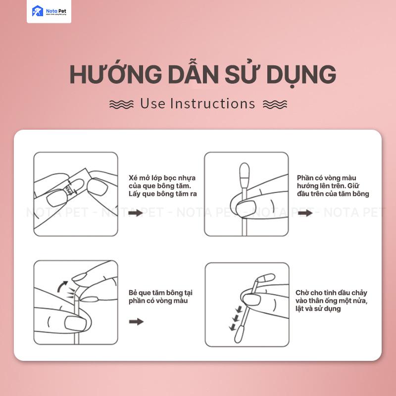 Bông Tăm Vệ Sinh Tai Chó Mèo Kojima – Vệ Sinh Tai Thú Cưng Hiệu Quả 2