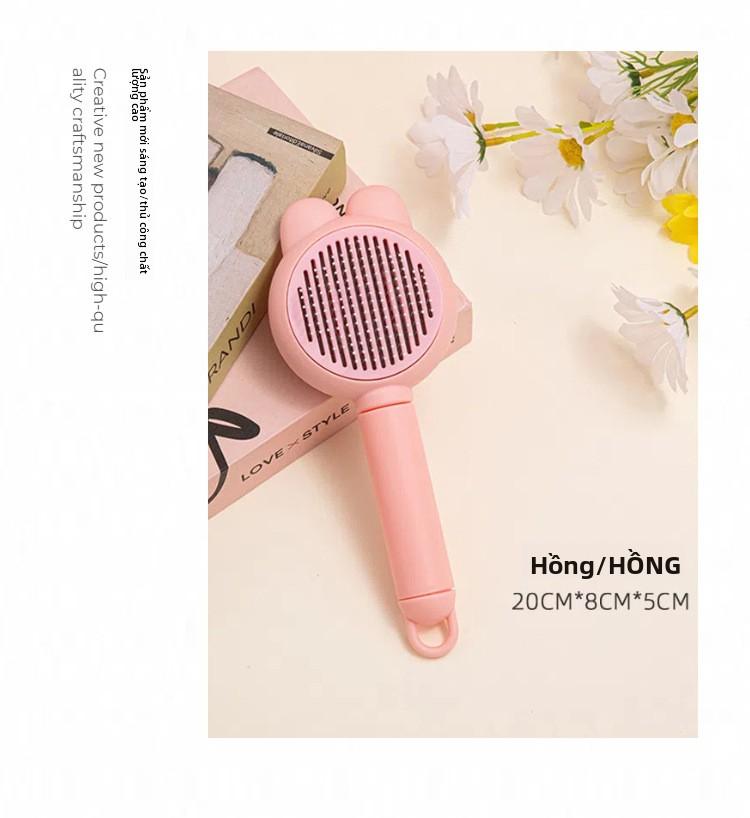Product Introduction of Lược Tẩy Lông Thú Cưng, Thiết Kế Tai Thỏ, Tẩy Lông Một Phím, Tẩy Lông Nổi, Thích Hợp Cho Chó Và Mèo, Lược Mát Xa Cho Mèo, Lược Kim Bằng Thép Không Gỉ xà  phòng  tắm  chó dụng  cụ  rửa  chân  thú  cưng tông  đơ  cạo  lông  chó dụng  cụ  rửa  chân  cho  thú 6