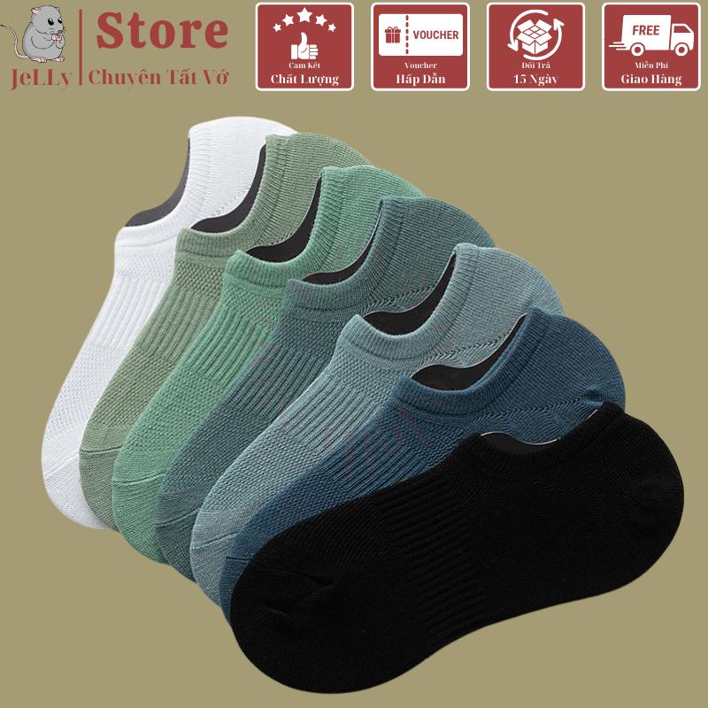  Combo 7 Đôi Tất vớ lười mắt cá chân nam nữ Cotton Cao Cấp co giãn Menswear 