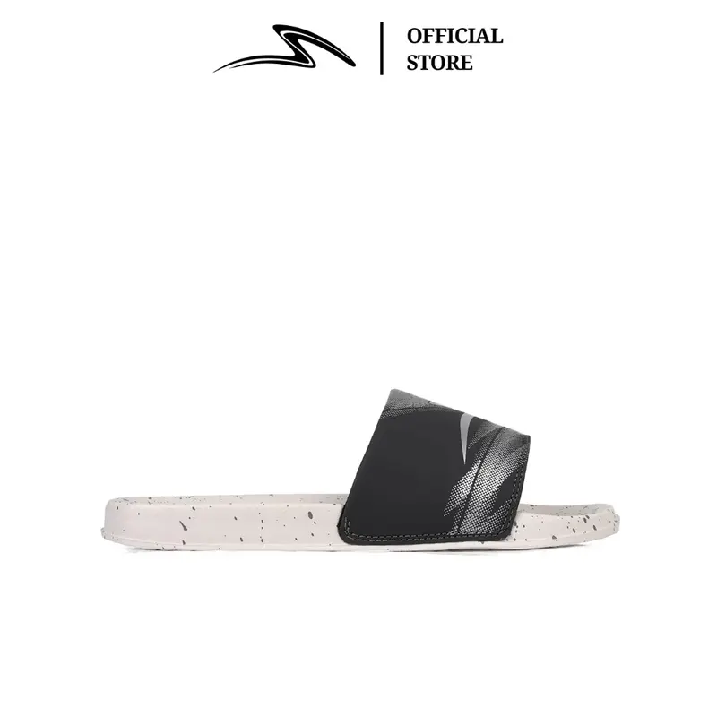 SPECS SANDALS TERRA SLIDES COCONUT MILK SILVER PEAT BLACK SPE1000065 0