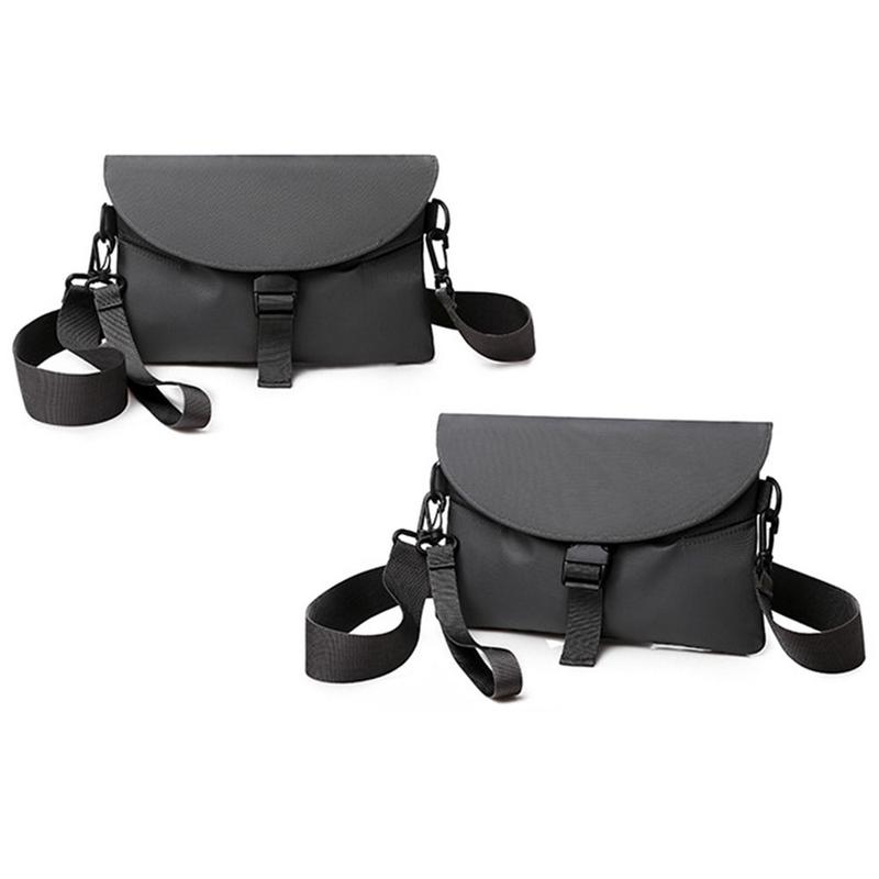 Product Introduction of Men Nylon Chest Pack Cellphone Pouch Outdoor Sports Cross-body Bag Casual Running Cycling Sling Bag 6