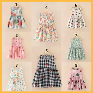 Dress Anak Perempuan Import Katun Bermotif