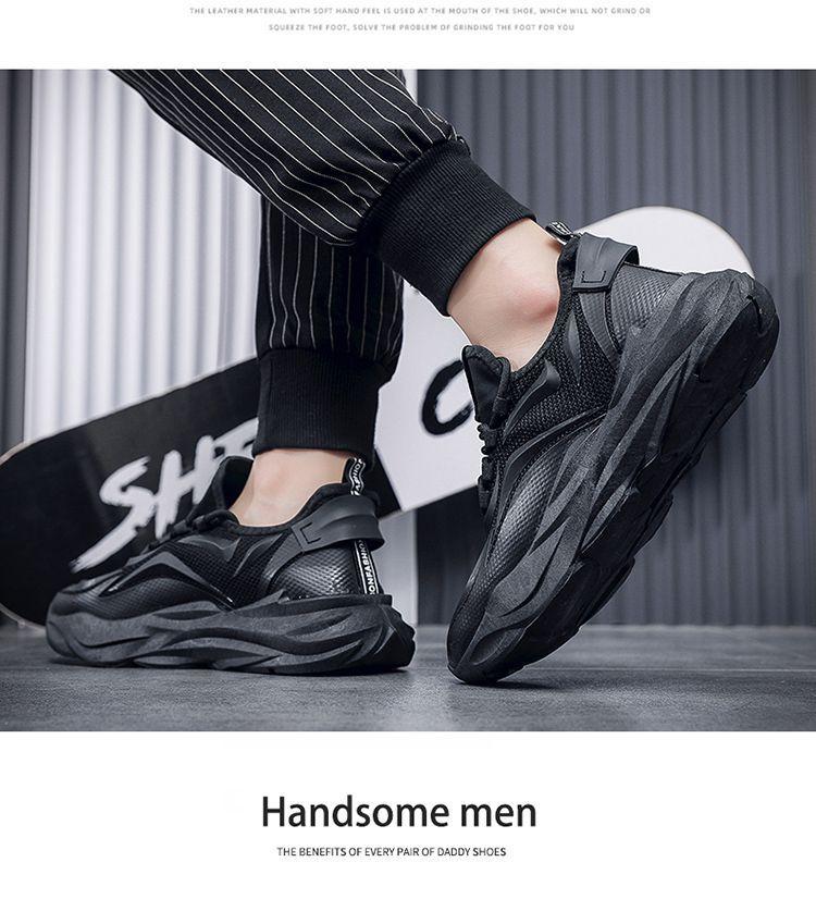 Product Introduction of Giày Nam, Màu Đen, Thoáng Khí Mùa Hè, Đế Thoải Mái, Dad Shoes, Lưới, Thể Thao Thường Ngày Giày Đi Làm Sneaker 12