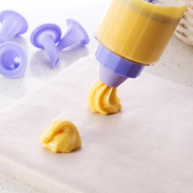 Product Introduction of Portable Cookie  Versatile  Easy To Clean Flower Mounting  Multi-Functional Adjustable Cookie Mold for Home Baking Professional Bakery Diy 4