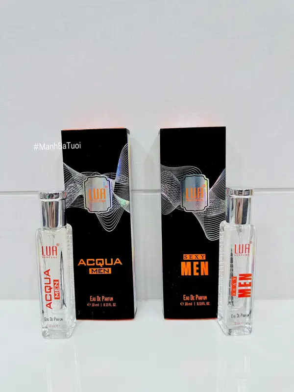Combo 2 Chai Nước Hoa Nam : Acqua & Sexy 10ml 1