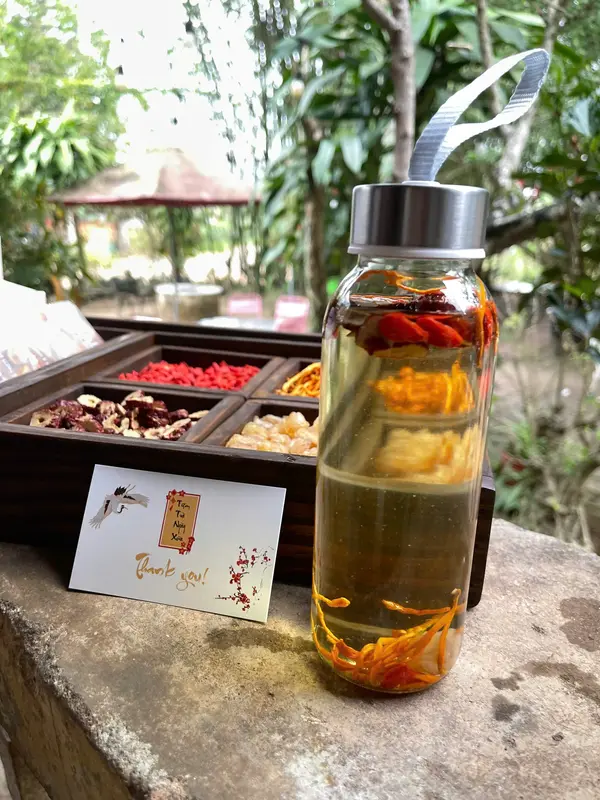 [Tặng Bình Thủy Tinh Và 5 Gói] Mua Combo 30 Gói Trà Đông Trùng Tứ Vị - Tiệm Trà Ngày Xưa 1