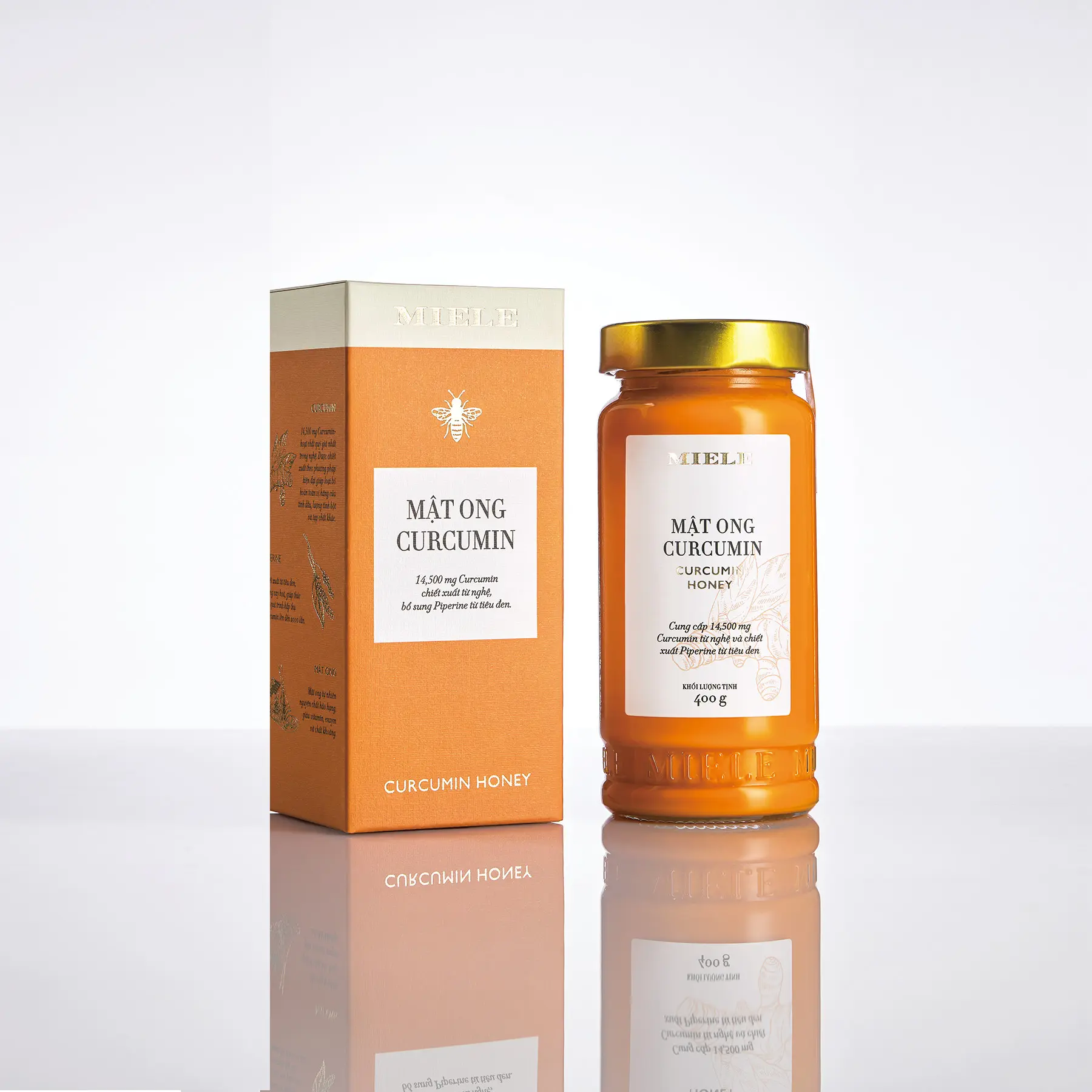 Mật Ong Nghệ Curcumin Miele Cho Một Dạ Dày Khỏe Mạnh và Giúp Tăng Cường Sức Để Kháng