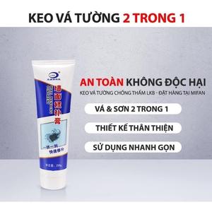 Keo Vá Tường Chống Thấm LKB 250g, Trám Trét Vết Nứt Khe Hở Tường Chống Mốc Ẩm Làm Sạch Tường