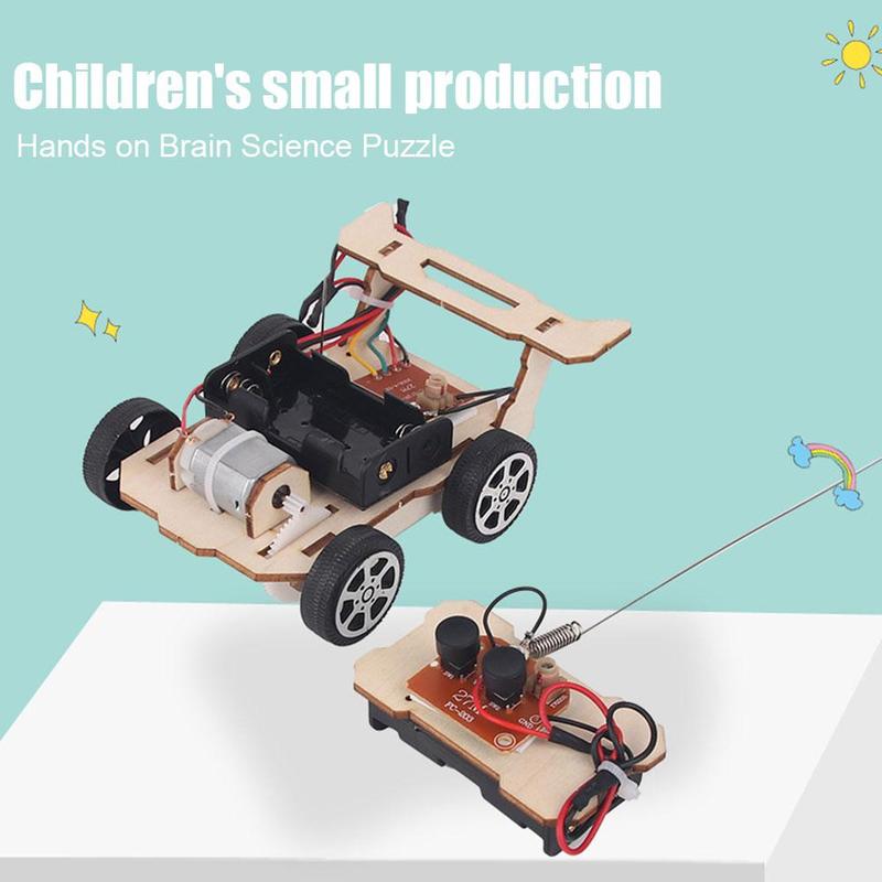 Science Remote Control DIY Remote Control Car Children's Science Experiment Remote And ...