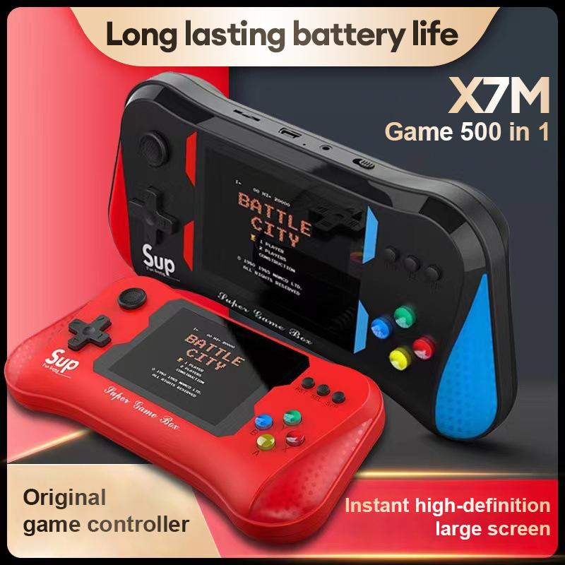 Máy chơi game cầm tay 500 trong 1, máy chơi game độ phân giải cao, máy chơi game hai người chơi cổ điển.
