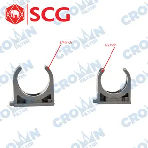 [CLIP] Pipe Clip untuk Pipa PVC - 1/2", 3/4" dan 1" - Harga per pcs