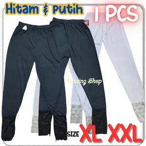 Androk Celana Putih-Hitam  Celana Dalaman Haji Celana Daleman Gamis XL XXL Murah