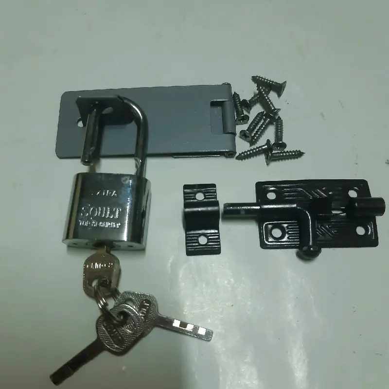 Gembok 30 pendek plus Grendel komplit 6