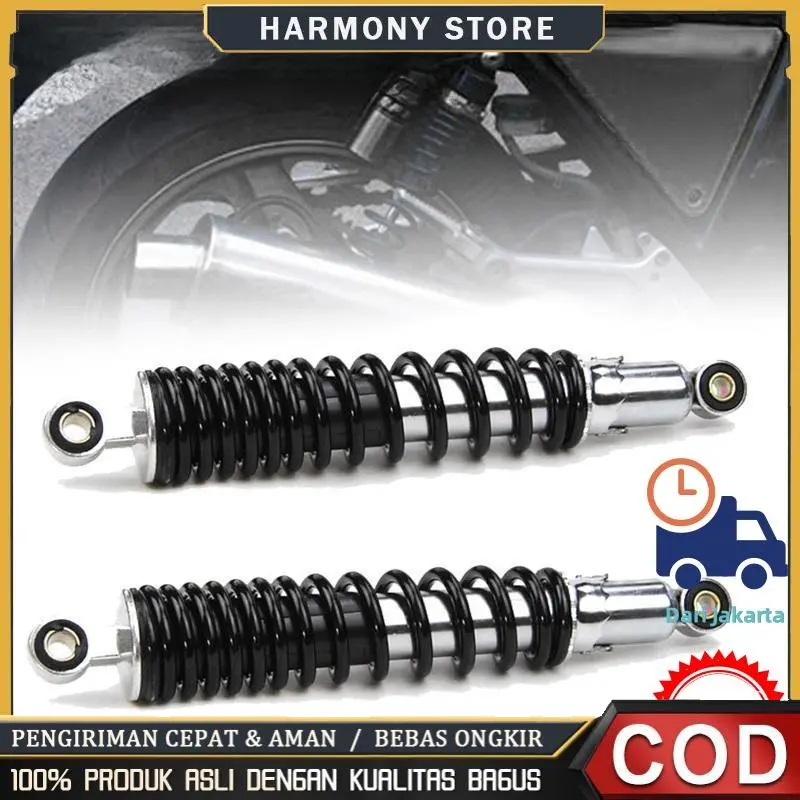 Shock Belakang Motor 310mm – Sok Breker Racing Kuat Untuk Angkutan Berat, Cocok Supra X & Semua Jenis Motor Bebek/Matic/ Motorcycle/ Peredam/ Sepeda
