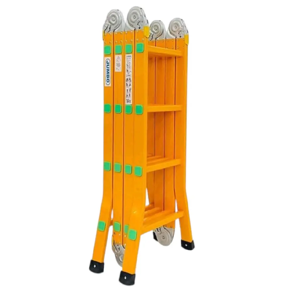 Thang xếp gấp gọn chữ A 1m7, 2m35 Jumbo, nhôm cực dày tới 1.7mm chống móp cực tốt, chịu tải tới 300Kg, Bảo hành 24 tháng ( bán chạy )