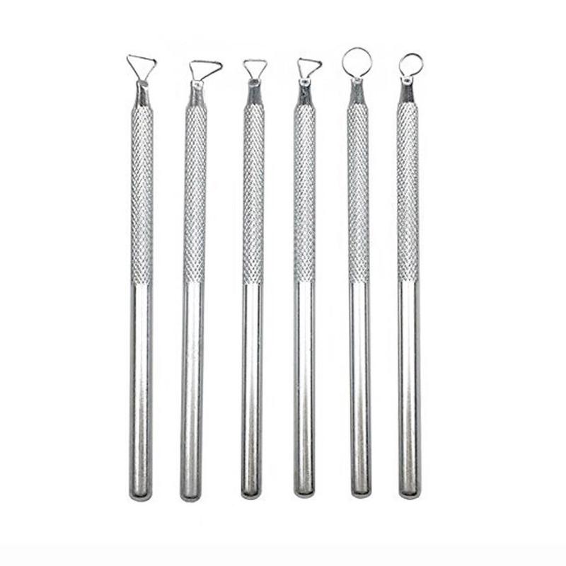 ✨Spot goods✨6pcs Pottery Clay Scraper Clay Sculpting Modelling Tools Aluminum Sludge 1