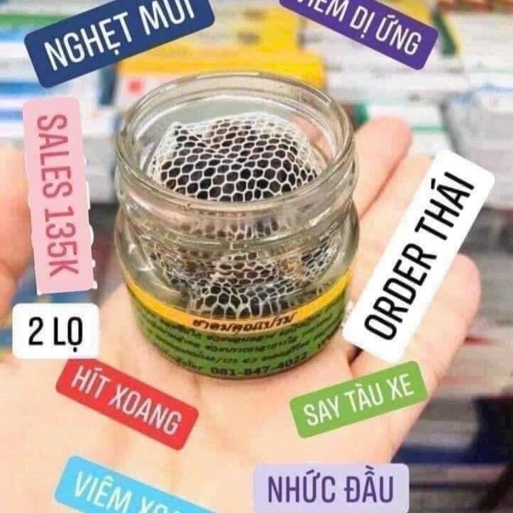 Combo 2 hộp Dầu hít xoang Thảo Dược Khum Thái Lan