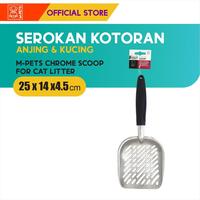 Gambar M-Pets Chrome Scoop Cat Litter / Serokan Kotoran Anjing Kucing dari M-Pets Volk Pets Indonesia Kota Administrasi Jakarta Barat 1 Tokopedia
