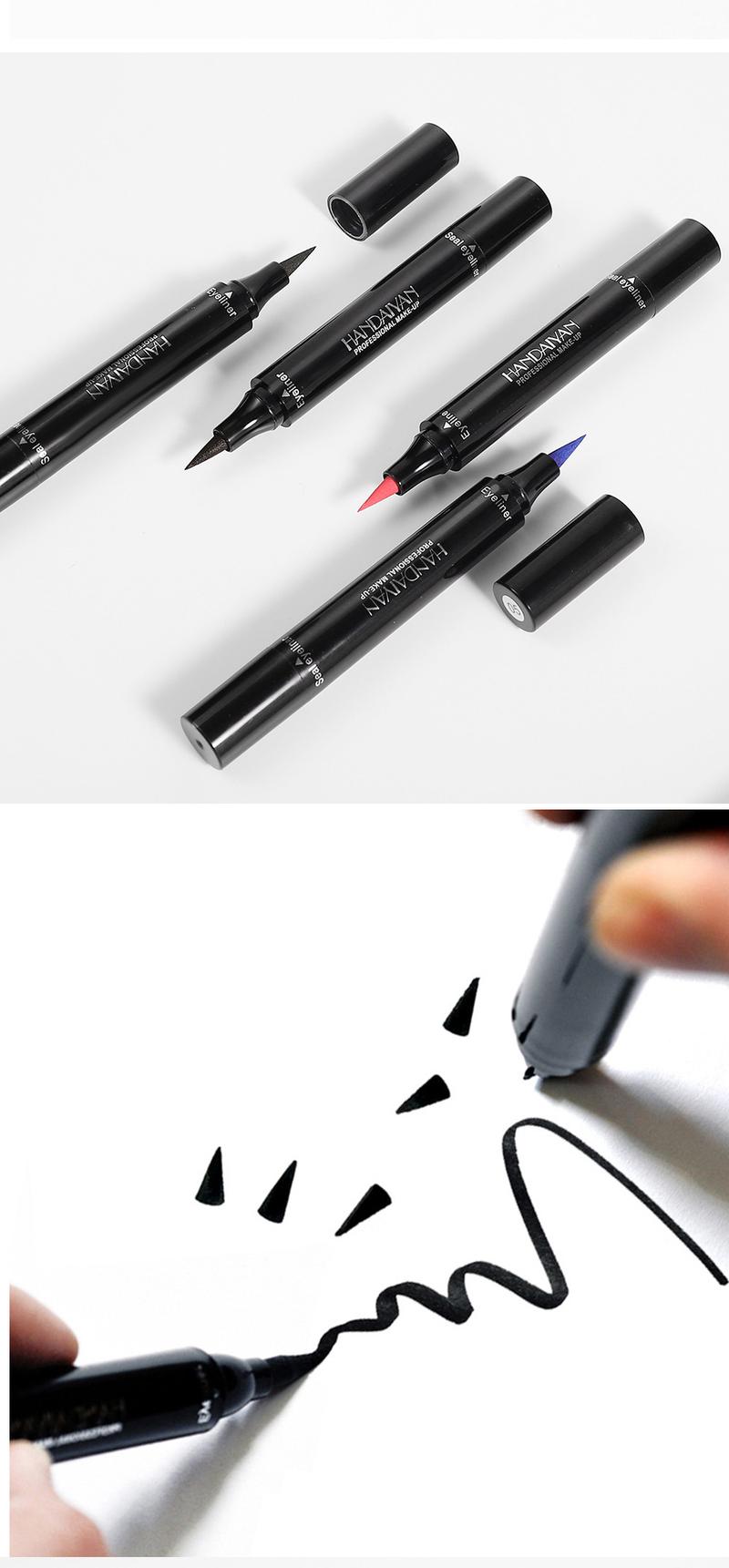 Product Introduction of Handaiyan Triangle Stamp Liquid Eyeliner | Waterproof, 24H Smudge-Proof & Quick-Dry | 2-in-1 Winged/Cat-Eye Stamp Design | Beginner-Friendly, Party/Stage Ready | TikTok Viral in Singapore #SGBeautyHack (Beauty Hack Alert!) 20
