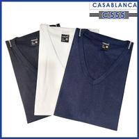 Gambar Kaos Tank Top Pria V Neck Polos Casablanca C555 Katun Distro Rib Combed Cotton dari CasablancaWear Kota Administrasi Jakarta Barat 3 Tokopedia