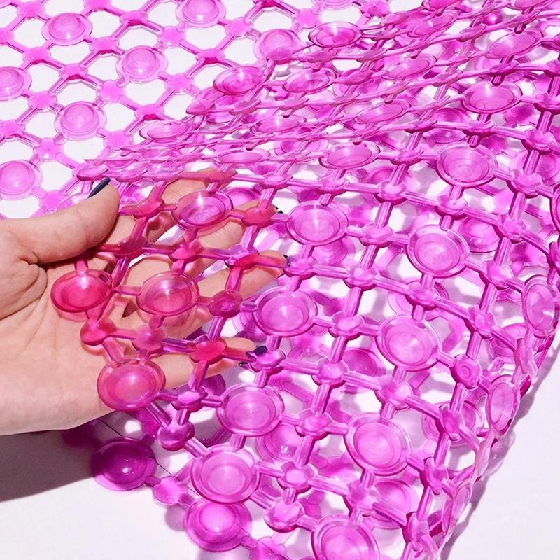 Product Introduction of Tikar Mandi Anti-gelincir PVC, Tikar Pancuran Lembut, Tikar Urut, dengan Cawan Penyedut, Tidak licin, Sesuai untuk Bilik Mandi dan Tab Mandi, Aksesori Bilik Mandi, 2025 14