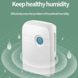 Dehumidifier 2.5L Pengering Udara Ruangan Penyerap Lembab 22W Moisture Absorber Anti Lembap Jamur Bau Closet Lemari Kamar Tidur Drainage Pipe Auto Shut Off 40dB Rumah Lembap Pengurang Kelembapan 5–26m2 Air Dryer