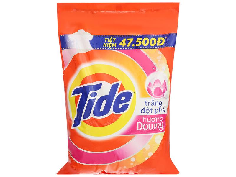 Bột giặt Tide trắng đột phá hương Downy 5kg Làm Sạch