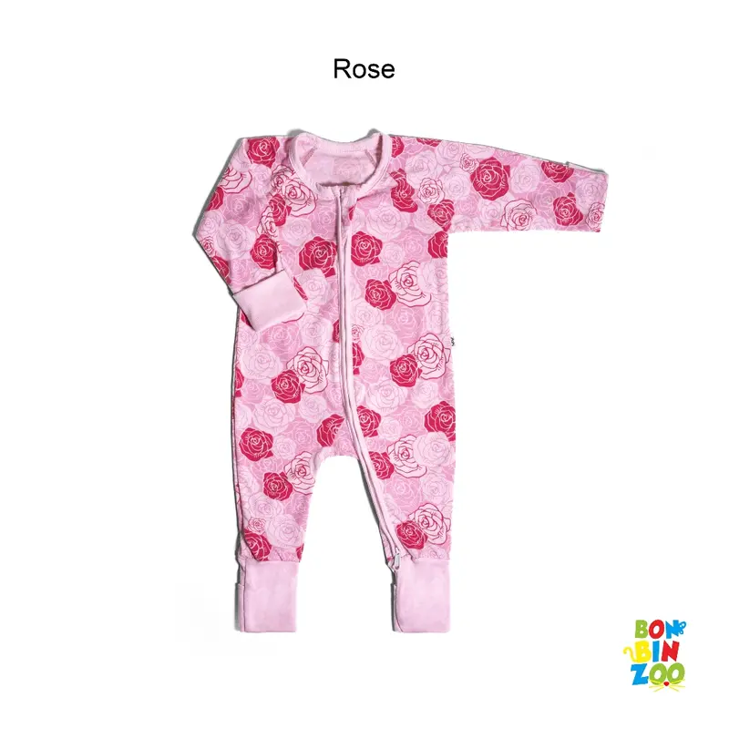 BONBINZOO - Sleepsuit Resleting Baby Newborn Sweet Blossom Series Jumper Anak Bayi 0 - 3 Tahun Toddler Kuning 1